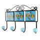 Turquoise Fish Ceramic Tiles Hook